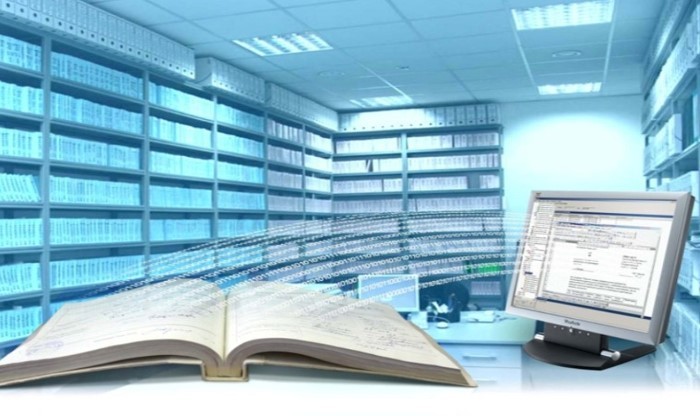 Схема организации электронного архива документов
